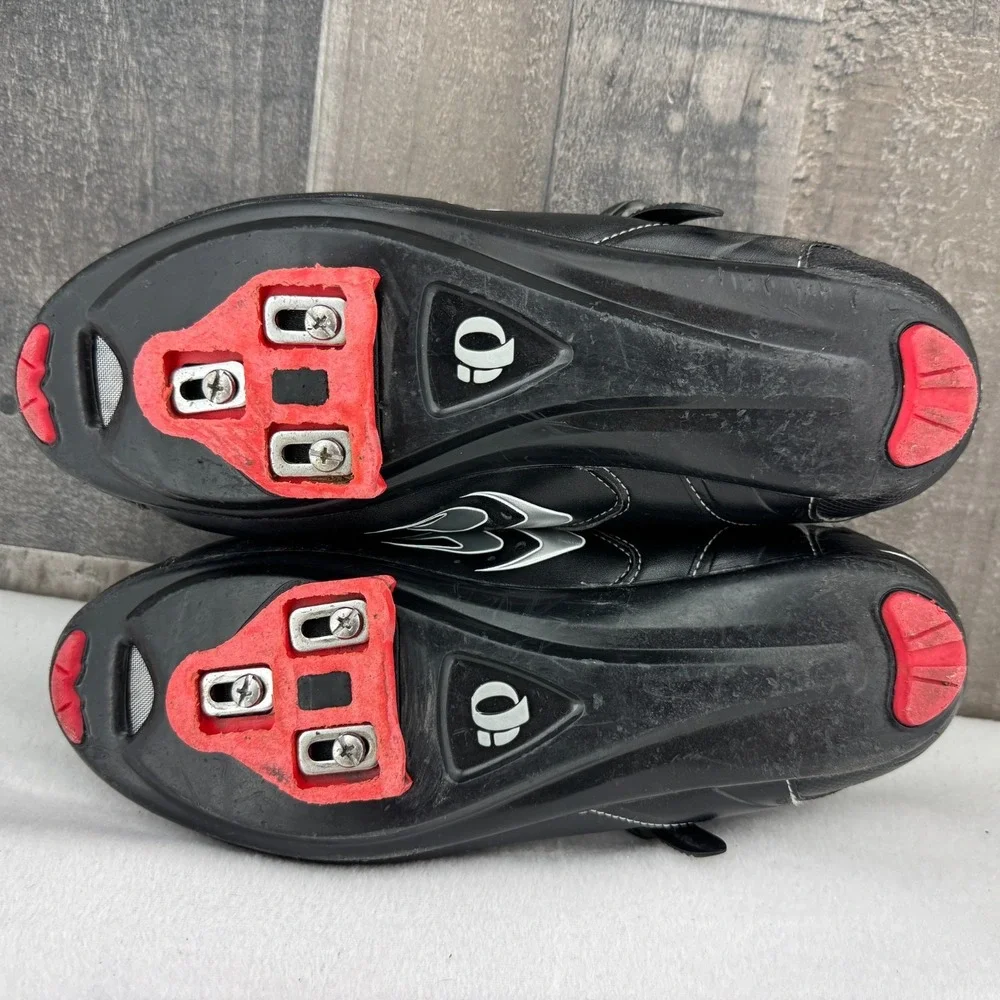 Pearl Izumi Race RD Road Cycling Shoes Mens EU 47 US 13 Black Red‎ 3-Bolt